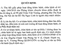 Nội dung quyết định thu hồi giấy phép hoạt động của Phòng khám Korea của Sở Y tế Hà Nội