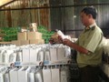 Lực lượng chức năng kiểm tra thực tế sản phẩm