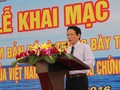 Thứ trưởng Hoàng Vĩnh Bảo phát biểu tại Lễ khai mạc triển lãm