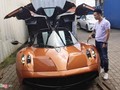 Siêu xe Pagani Huayra của Minh Nhựa mới về nước hôm 14/9.