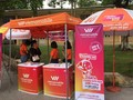 Chi nhánh Vietnammobile công khai bán sim 'rác' trong khuôn viên trường Đại học.