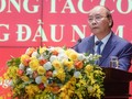 Thủ tướng Nguyễn Xuân Phúc phát biểu tại Hội nghị sơ kết công tác Công an 6 tháng đầu năm 2020. Ảnh: VGP.