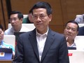 Bộ trưởng Nguyễn Mạnh Hùng trả lời chất vấn về MXH Việt Nam.