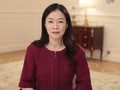 Bà Chen Lifang - Phó Chủ tịch Cấp cao kiêm thành viên HĐQT Huawei - trao đổi trực tuyến tại diễn đàn.