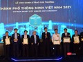 9 giải thưởng Thành phố thông minh Việt Nam 2021 được trao cho 4 đô thị.