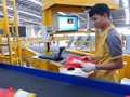Hệ thống dây chuyền chia chọn của Vietnam Post có thể chia chọn hàng hóa chi tiết đến tận cấp huyện, xã.