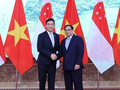Thủ tướng Phạm Minh Chính tiếp Chủ tịch Quốc hội Singapore Chuan-Jin