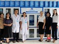 Liên Chi hội đại diện bàn giao “Tủ sách xanh cho em” tại Khoa Nhi - Bệnh viện Đa khoa tỉnh Quảng Ninh.