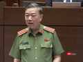 Bộ trưởng Bộ Công an Tô Lâm nói về việc xử lý tội phạm liên quan tín dụng đen.
