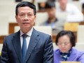 Bộ trưởng Nguyễn Mạnh Hùng trả lời chất vấn của các đại biểu Quốc hội