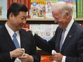 Chủ tịch Tập Cận Bình và Phó Tổng thống Joe Biden (Ảnh: Reuters)