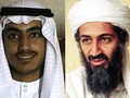 Hamza bin Laden (trái) và cha mình là trùm khủng bố Osama bin Laden (Ảnh: Getty)