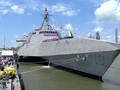 Chiến hạm USS Gabrielle Giffords là chiến hạm tấn công ven biển mới nhất của hải quân Mỹ (Ảnh: Getty)