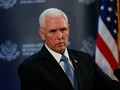 Phó Tổng thống Mỹ Mike Pence thông báo về thỏa thuận ngừng bắn ở Ankara (Ảnh: Independent)