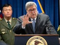 Tổng chưởng lý Mỹ Bill Barr cảnh báo về mối đe dọa từ các tập đoàn công nghệ lớn của Trung Quốc (Ảnh: Getty)