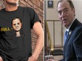 Chủ tịch Ủy ban Tình báo Hạ viện Mỹ Adam Schiff xuất hiện trên mẫu áo phông mà chiến dịch Trump tung ra (Ảnh: Getty)