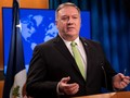 Ngoại trưởng Mỹ Mike Pompeo phát biểu tại Bộ Ngoại giao hôm 20/5 (Ảnh: Reuters)