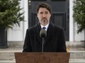 Thủ tướng Canada Justin Trudeau trong cuộc họp báo thường nhật ngày 2/6 (Ảnh: Sputnik)