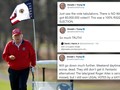 Tổng thống Trump đi đánh golf và tung loạt tweet cáo buộc bầu cử gian lận (Ảnh: DailyMail)