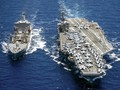 Tàu sân bay USS Ronald Reagan của Mỹ thực hiện chiến dịch tự do hàng hải trên Biển Đông (Ảnh: Handout)