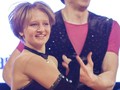 Katerina Tikhonova, con gái của Tổng thống Putin, cùng bạn nhảy Ivan Klimov trong một cuộc thi ở Krakow, Ba Lan vào tháng 4/2014 (Ảnh: Reuters)