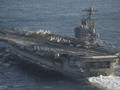 Tàu sân bay USS George Washington của Mỹ trên biển Địa Trung Hải ngày 5/2/2017 (Ảnh: CNN)