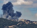 Cuộc không kích của Israel vào làng Sujoud ở Iqlim al-Toufah, miền Nam Lebanon ngày 22/3. Ảnh: Getty.