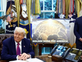 Tổng thống Mỹ Donald Trump đưa ra thông báo liên quan đến hệ thống phòng thủ tên lửa Golden Dome bên cạnh Bộ trưởng Quốc phòng Pete Hegseth tại Phòng Bầu dục của Nhà Trắng. Ảnh: Reuters.