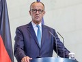 Thủ tướng Đức Friedrich Merz tại một cuộc họp báo ở Berlin, Đức, ngày 26/8. Ảnh: Getty.
