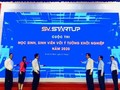 Lễ phát động cuộc thi "Học sinh, sinh viên với ý tưởng khởi nghiệp" năm 2020. Ảnh: Báo Chính phủ.