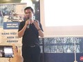 CEO Asanzo Phạm Văn Tam tại tọa đàm "Hàng việt Nam nhìn từ Asanzo" do CLB Cafe Số tổ chức.