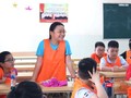Học sinh phát biểu tại lớp học. Ảnh: Minh Thúy