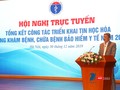 PGS. TS. Nguyễn Trường Sơn – Thứ trưởng Bộ Y tế phát biểu tại hội nghị. Ảnh: Minh Thúy 