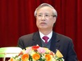 Ông Trần Quốc Vượng - Ủy viên Bộ Chính trị, Thường trực Ban Bí thư. Ảnh: Gia Hân 