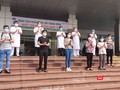 7 bệnh nhân mắc COVID-19 được công bố khỏi bệnh. Ảnh: Minh Thúy 