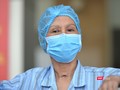 Bệnh nhân 19 mắc COVID-19 trong ngày được công bố khỏi bệnh. Ảnh: Hoàng Anh 