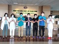 4 bệnh nhân mắc COVID-19 được công bố khỏi bệnh chiều nay. Ảnh: Minh Thúy