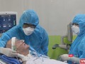 Bệnh nhân 91 đang hồi phục thần kỳ, tri giác tỉnh táo hoàn toàn (Ảnh: Bệnh viện Chợ Rẫy)