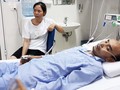 Bệnh nhân Nguyễn Quang Thành bị suy tim giai đoạn cuối. (Ảnh: Gia đình bệnh nhân cung cấp)