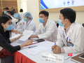 Tình nguyện viên đăng ký tiêm thử nghiệm vaccine phòng COVID-19 (Ảnh: Minh Thuý) 