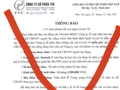 Thông báo của Công ty TTC về việc tiêm vaccine phòng COVID-19 là thông tin lừa đảo (Ảnh - Đình Anh) 