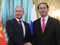 Chủ tịch nước Trần Đại Quang và tổng thống Nga Putin.