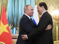 Chủ tịch nước Trần Đại Quang và tổng thống Putin.