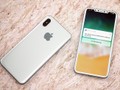 Hình ảnh iPhone 8 màu trắng, được vẽ dựa trên các thông tin rò rỉ của nó