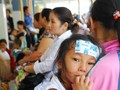 Nắng nóng khiến nhiều trẻ em bị bệnh. Ảnh minh  họa