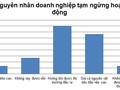 Nguyên nhân dẫn đến việc tạm ngừng hoạt động của doanh nghiệp (kết quả khảo sát VBIS-VCCI)