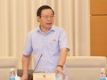 Chủ nhiệm Ủy ban Tài chính - Ngân sách Phùng Quốc Hiển phát biểu tại phiên thảo luận.
