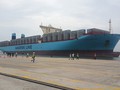 Siêu tàu container Margrethe Maersk. (Ảnh: Thanh Niên)