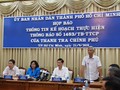 Chánh Văn phòng UBND TP HCM Võ Văn Hoan thông tin kế hoạch thực hiện Thông báo của TTCP. Ảnh: NLD