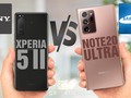 Sony Xperia 5 Mark 2 vs Samsung Galaxy Note 20 Ultra (Ảnh: Gadgetic)